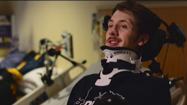 Exclusive: 1-on-1 with injured hockey player, Matt Olson